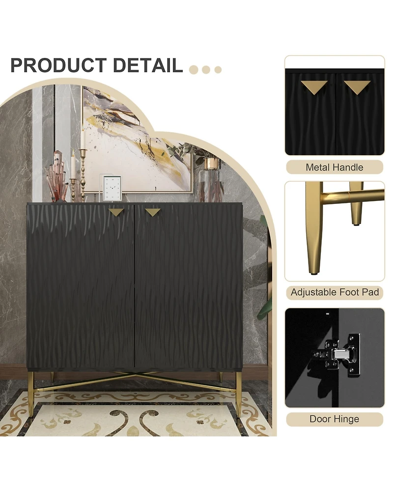 2 Door Locker Accent Cabinet