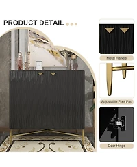 2 Door Locker Accent Cabinet