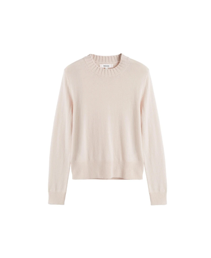 Chinti & Parker Women's Wool Cashmere Cropped Sporty Sweater