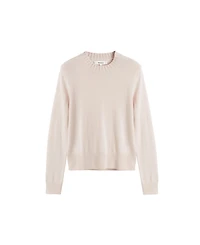 Chinti & Parker Women's Wool Cashmere Cropped Sporty Sweater