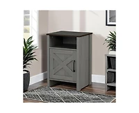 Casainc Two-Tone Storage Cabinet