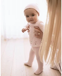 MeMoi Baby Girls Solid Color Cotton Rich Beanie