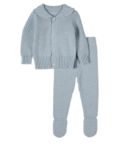 MeMoi Baby 2 Piece Boys 100% Cotton Knit Cardigan Set