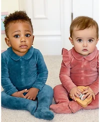 MeMoi Baby and Toddler Boys "MeMoi Sport" Cotton Rich Corduroy Footie