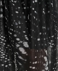 Dkny Women's Crinkle Detail Fit and Flare Midi Dress
