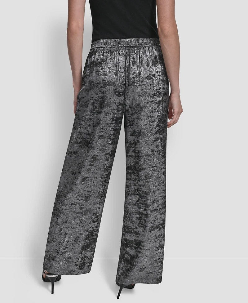 Dkny Women's Textured Pull-On Pants