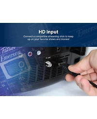 Emerson Edl-2870H Bluetooth Boombox Dvd Player with 7'' Lcd Screen, Tv Tuner and Radio
