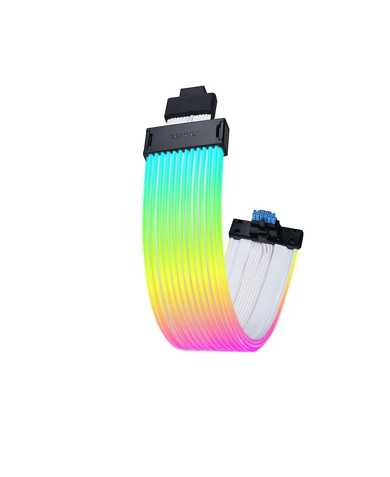 Lian-Li Strimer Wireless 12+4-Pin Addressable Rgb Gpu Power Extension Cable, 12 Light Guides
