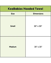 KeaBabies Lyra Muslin Baby Towels with Hoods for Newborn Girls, Boys, 100% Organic Cotton Soft Hooded Bath