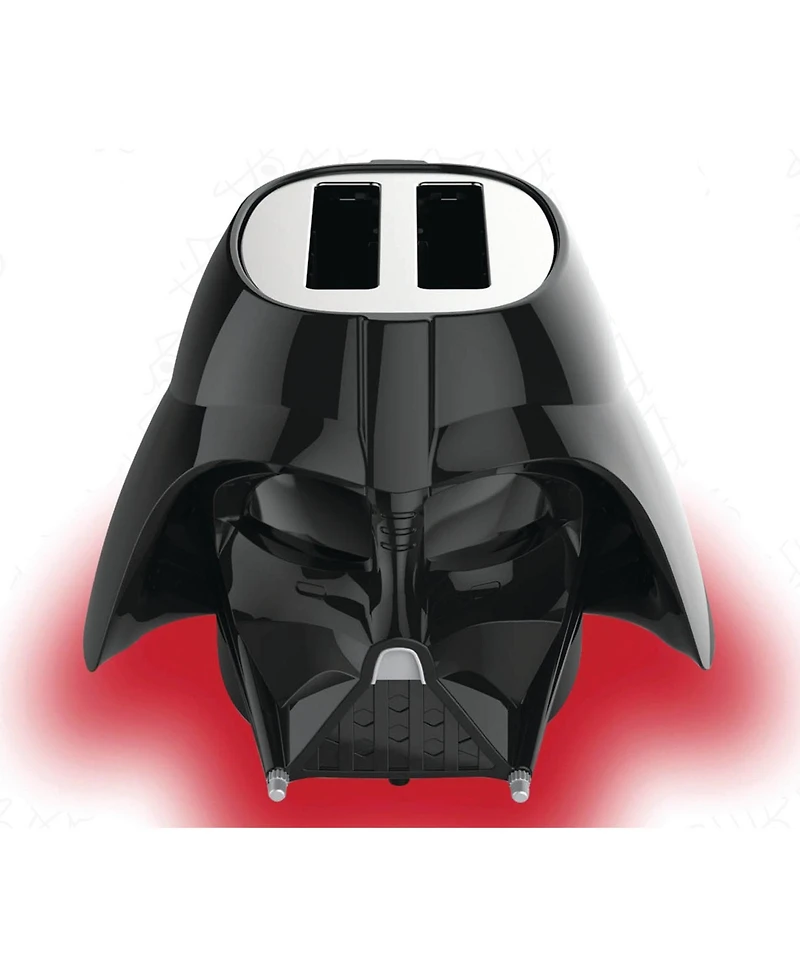 Uncanny Brands Star Wars Darth Vader Halo Toaster - Lights-Up and Makes Lightsaber Sounds