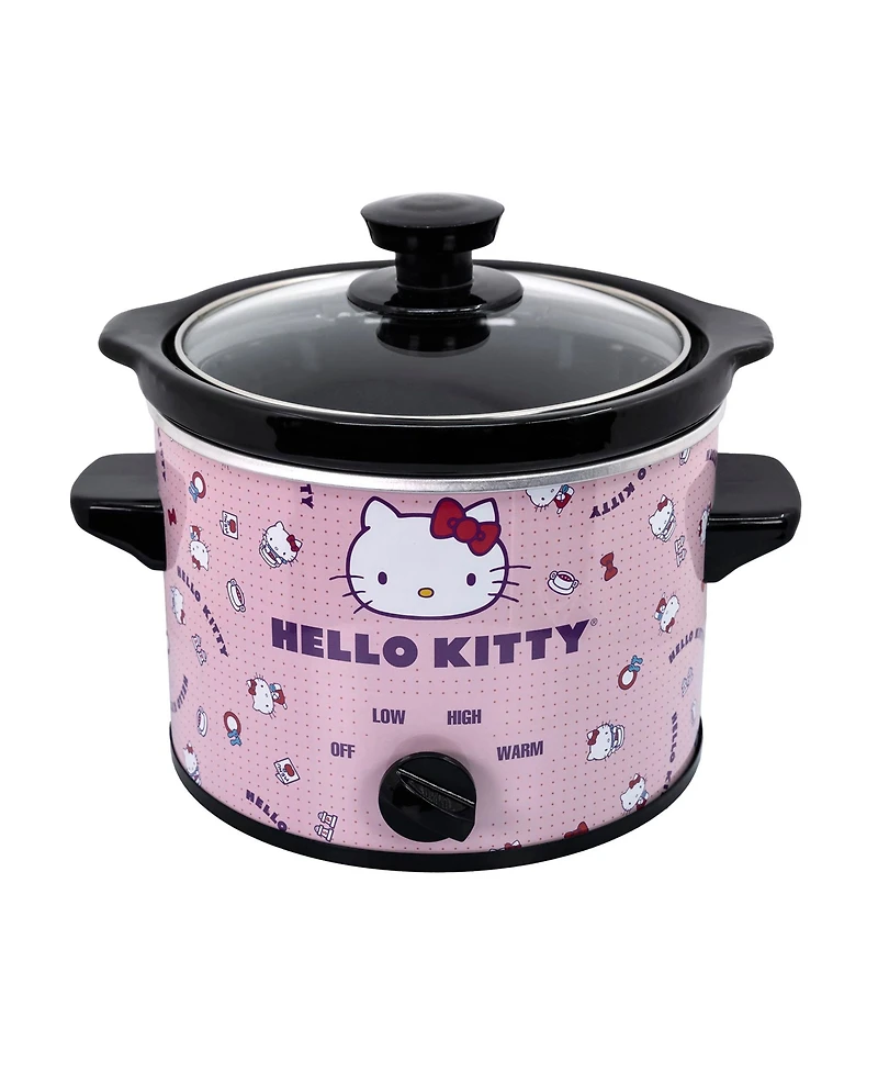 Uncanny Brands Hello Kitty 2qt Slow Cooker - Cook With Your Favorite Kitty Character