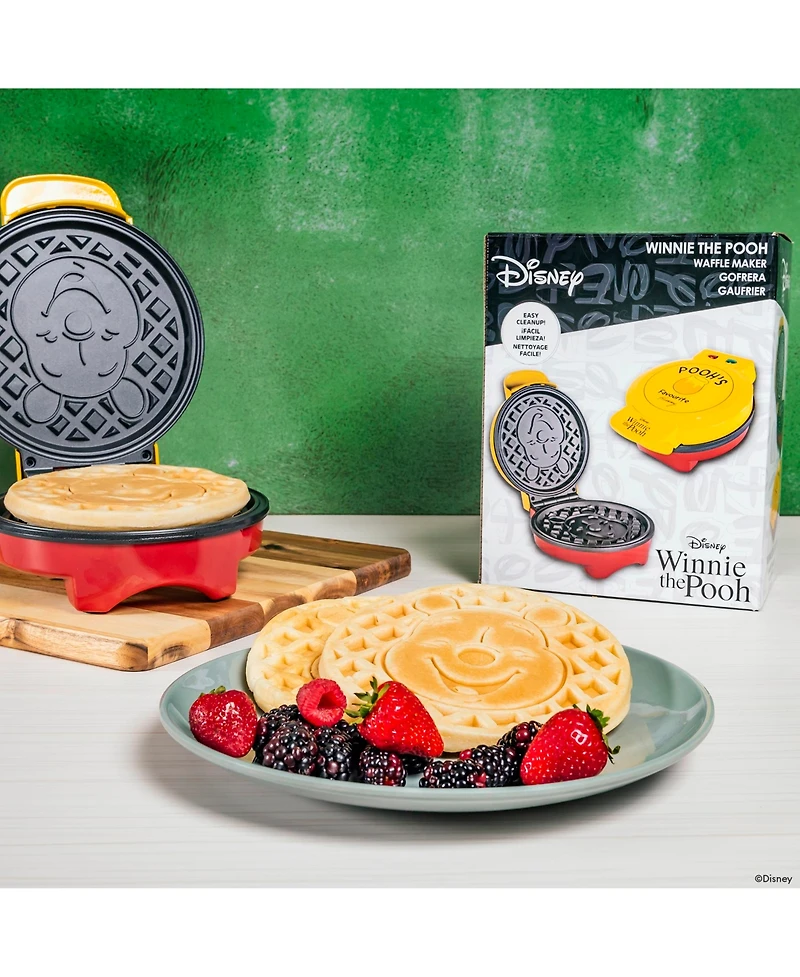 Uncanny Brands Disney Winnie the Pooh Waffle Maker - Your Favorite Honey Bear on Your Waffles