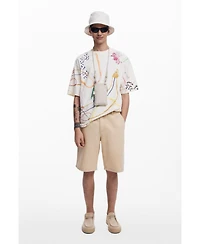 Desigual Men's Short-sleeve T-shirt with drawings