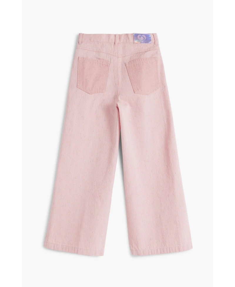 Desigual Girls Girls's Wide melange trousers