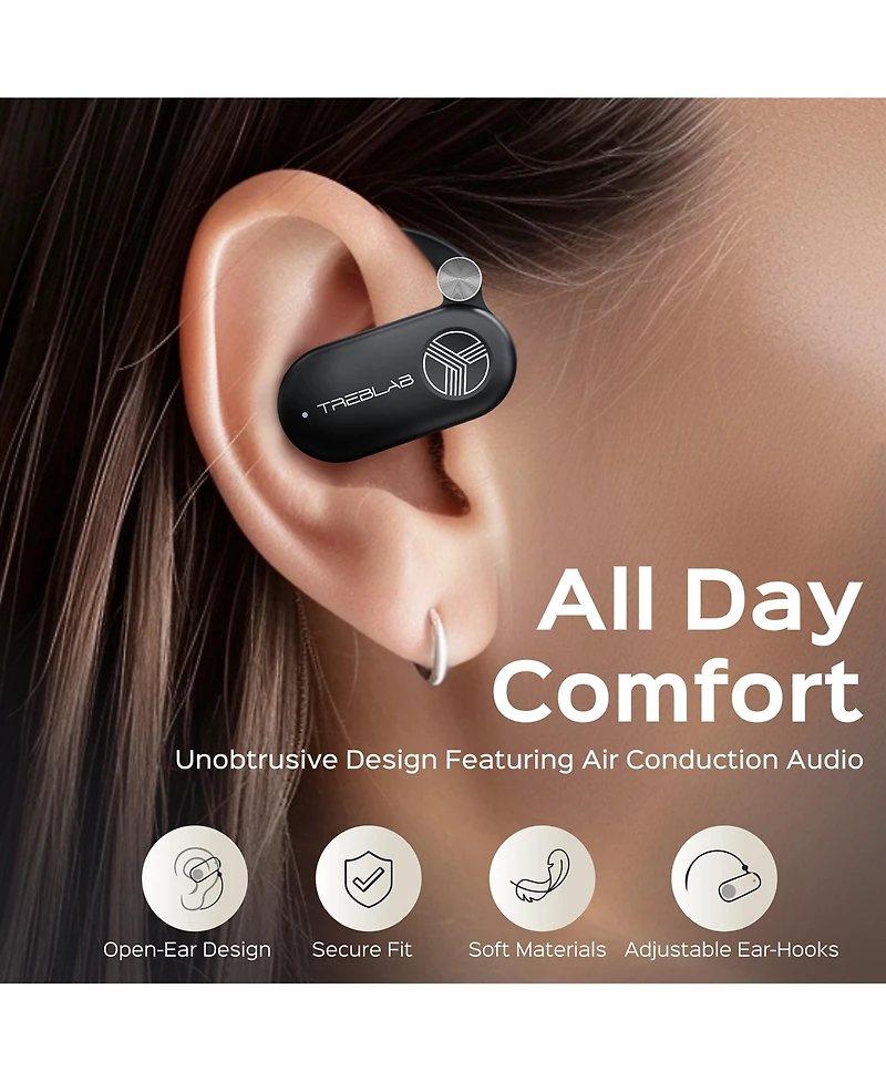 Treblab X-Open Open-Ear True Wireless Earbuds
