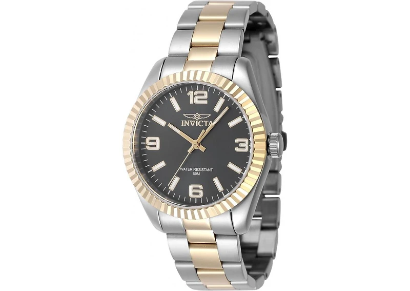 Invicta Women's Specialty Quartz 3 Hand Black Dial Watch