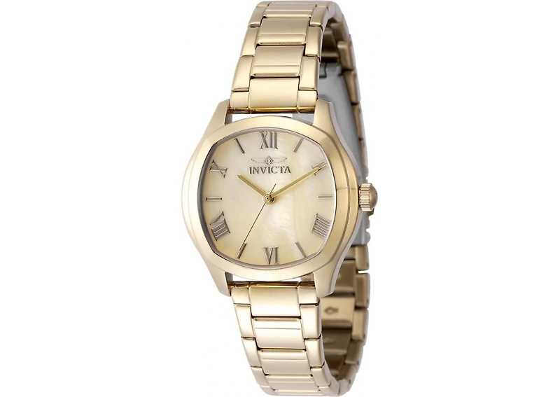Invicta Women's 48235 Wildflower Quartz 3 Hand Gold Dial Watch