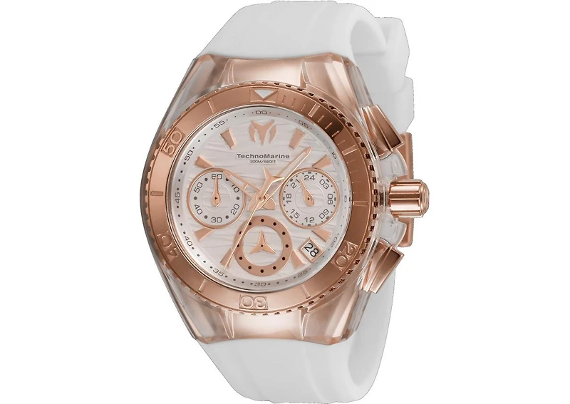 Invicta Women's Tm-120037 Technomarine Cruise Quartz Chronograph Silver Dial Watch
