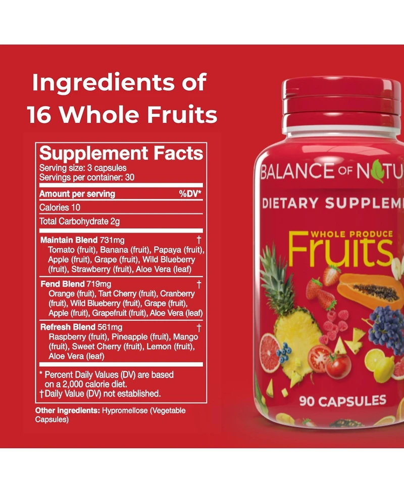 Fruit Whole Food Supplement with Superfood Fruits