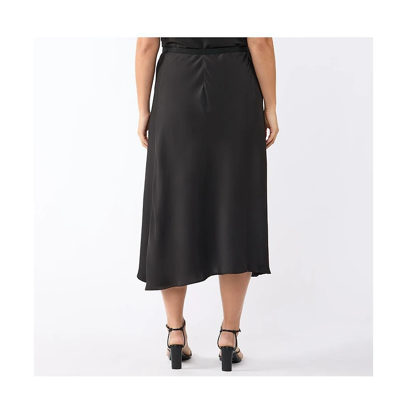Estelle Women's Urban Luxe Satin Skirt