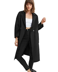 Belle & Bloom Women's Publisher Double Breasted Wool Blend Coat