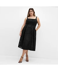 City Chic Plus Jacklynn Midi Dress