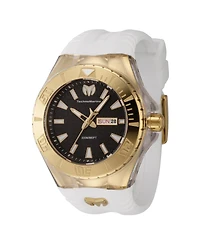 Technomarine Men's Tm-122013 Cruise Quartz 3 Hand Black Dial Watch