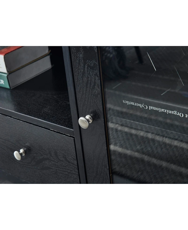 Streamdale Furniture Elegant and Spacious Storage Cabinet with Cable Management