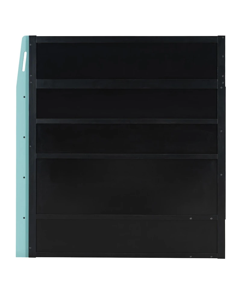 Streamdale Furniture Loft Bed with Desk & Shelves