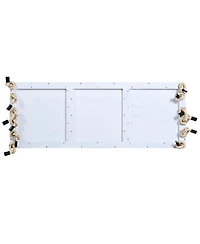 Streamdale Furniture Patio Wooden Swing Chair with Cushion & Ropes