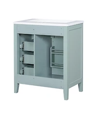 Streamdale Furniture 30" Bathroom Vanity with Sink & Drawers