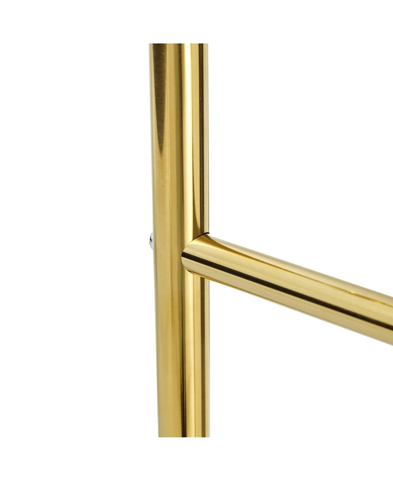 Streamdale Furniture Streamdale 70" Industrial Coat Rack - Wood & Steel, Double Hanger, Storage