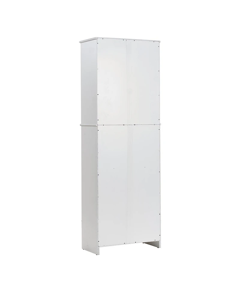 Streamdale Furniture Streamdale 67" Tall Kitchen Pantry Cabinet - White