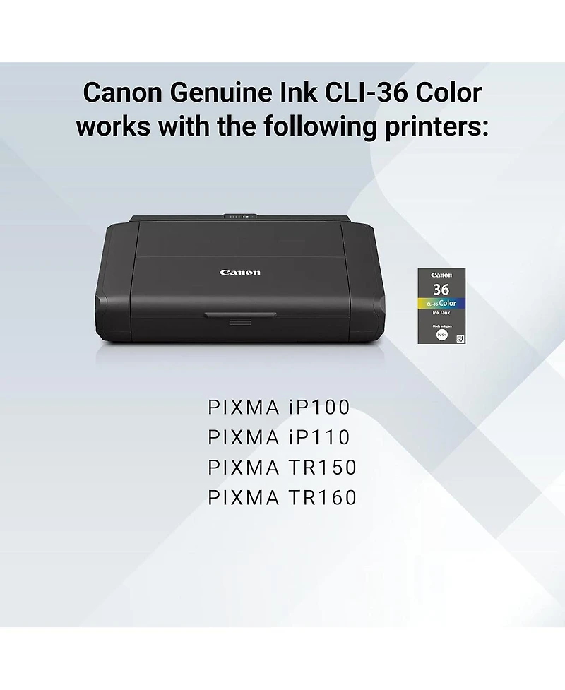 Canon Cli-36 Color Ink Tank for Pixma iP100, iP110, mini260, mini320, TR150 Printers