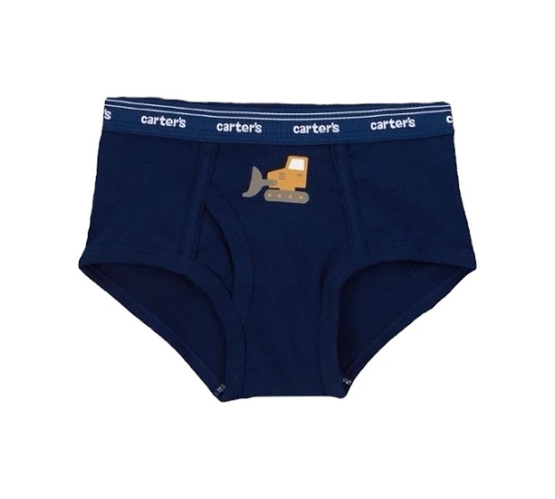Carter's Little and Big Boys 7- Pack Construction-Themed Briefs