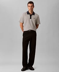 Calvin Klein Men's Ottoman Stripe Polo Shirt