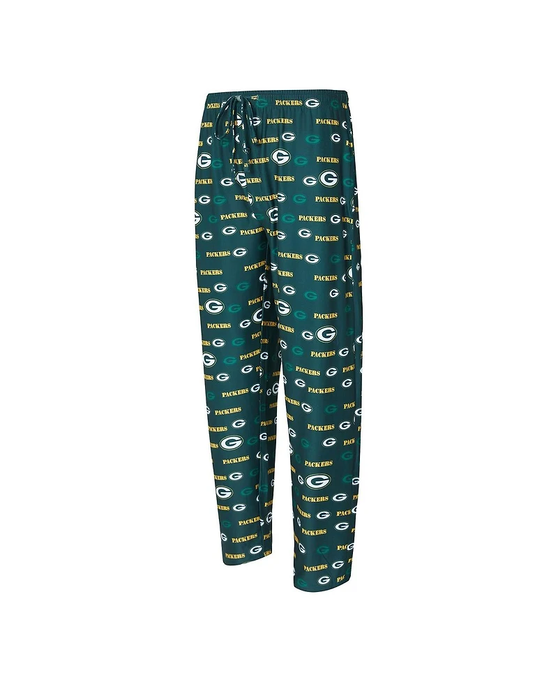 Concepts Sport Men's Green Bay Packers Mosaic All Over Print Pants