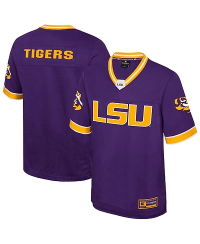 Colosseum Men's Purple Lsu Tigers Nothing But The Hits Football Jersey