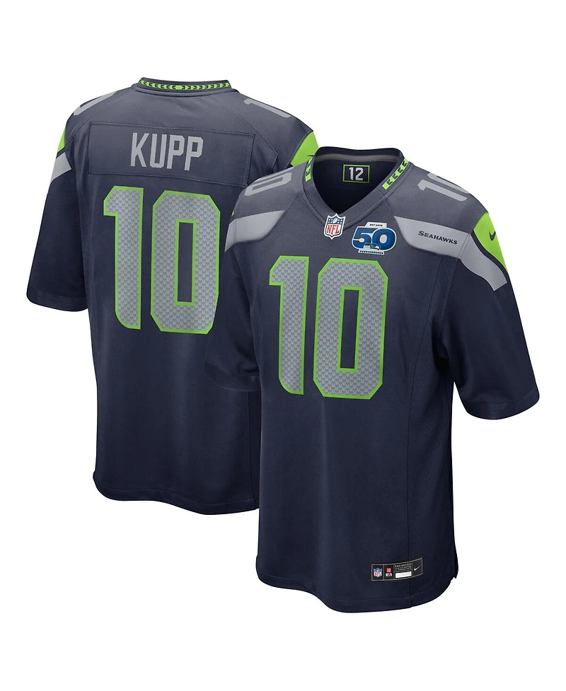Nike Men's Cooper Kupp College Navy Seattle Seahawks Team 50th Season Game Jersey