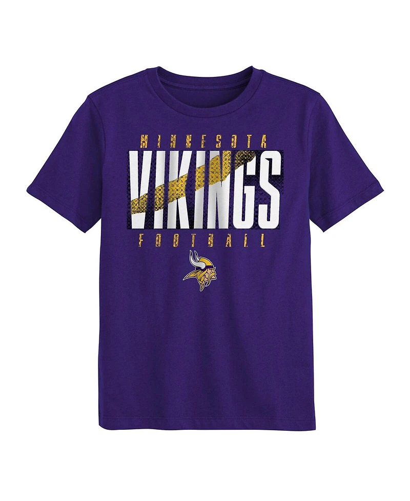 Outerstuff Preschool Purple Minnesota Vikings Posterize T-Shirt