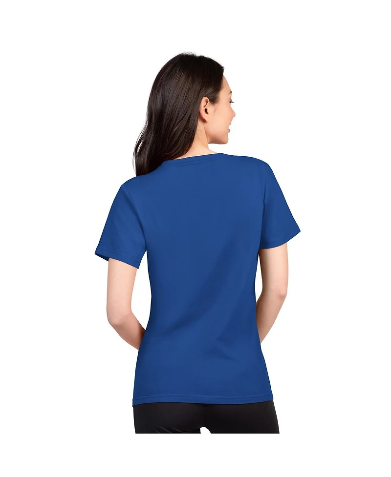 G-iii 4Her by Carl Banks Women's Royal Buffalo Bills Super-Slim Lightweight Winning Crew T-Shirt
