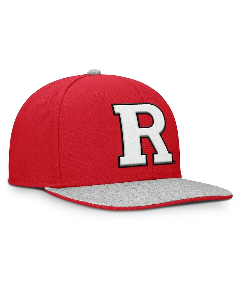 Fanatics Men's Scarlet Rutgers Scarlet Knights Loden Snapback Hat
