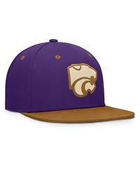 Fanatics Men's Purple/Brown Kansas State Wildcats NoBo Fitted Hat