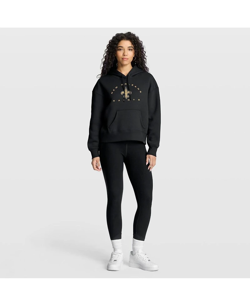 Fanatics Women's Black New Orleans Saints Eligible Receiver Legacy Pullover Hoodie