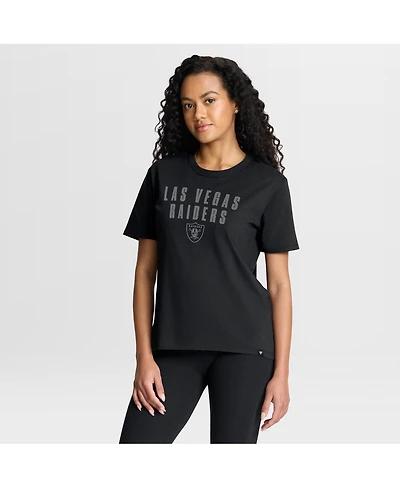 Fanatics Women's Black Las Vegas Raiders Blackout Kneel Down Legacy T-Shirt