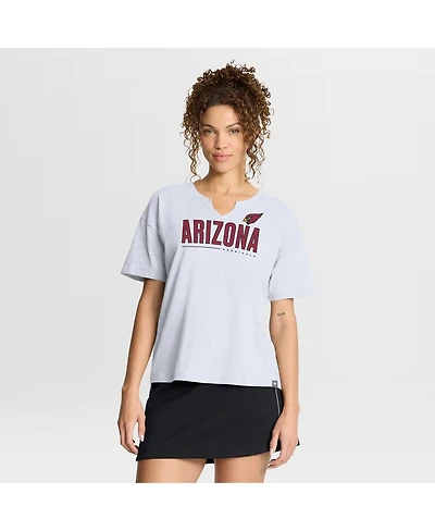 Fanatics Women's White Arizona Cardinals Redzone Slub Boxy T-Shirt