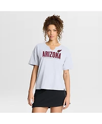 Fanatics Women's White Arizona Cardinals Redzone Slub Boxy T-Shirt