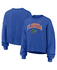 Nike Women's Royal Florida Gators Oversized Phoenix Arch Pullover Sweatshirt