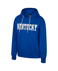 Colosseum Women's Royal Kentucky Wildcats Reflection Rhinestone Drawcord Pullover Hoodie