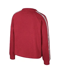 Colosseum Women's Crimson Alabama Tide Treasures Long Sleeve V-Neck T-Shirt